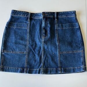 Old Navy Blue Pencil Mini Skirt for Casual Wear